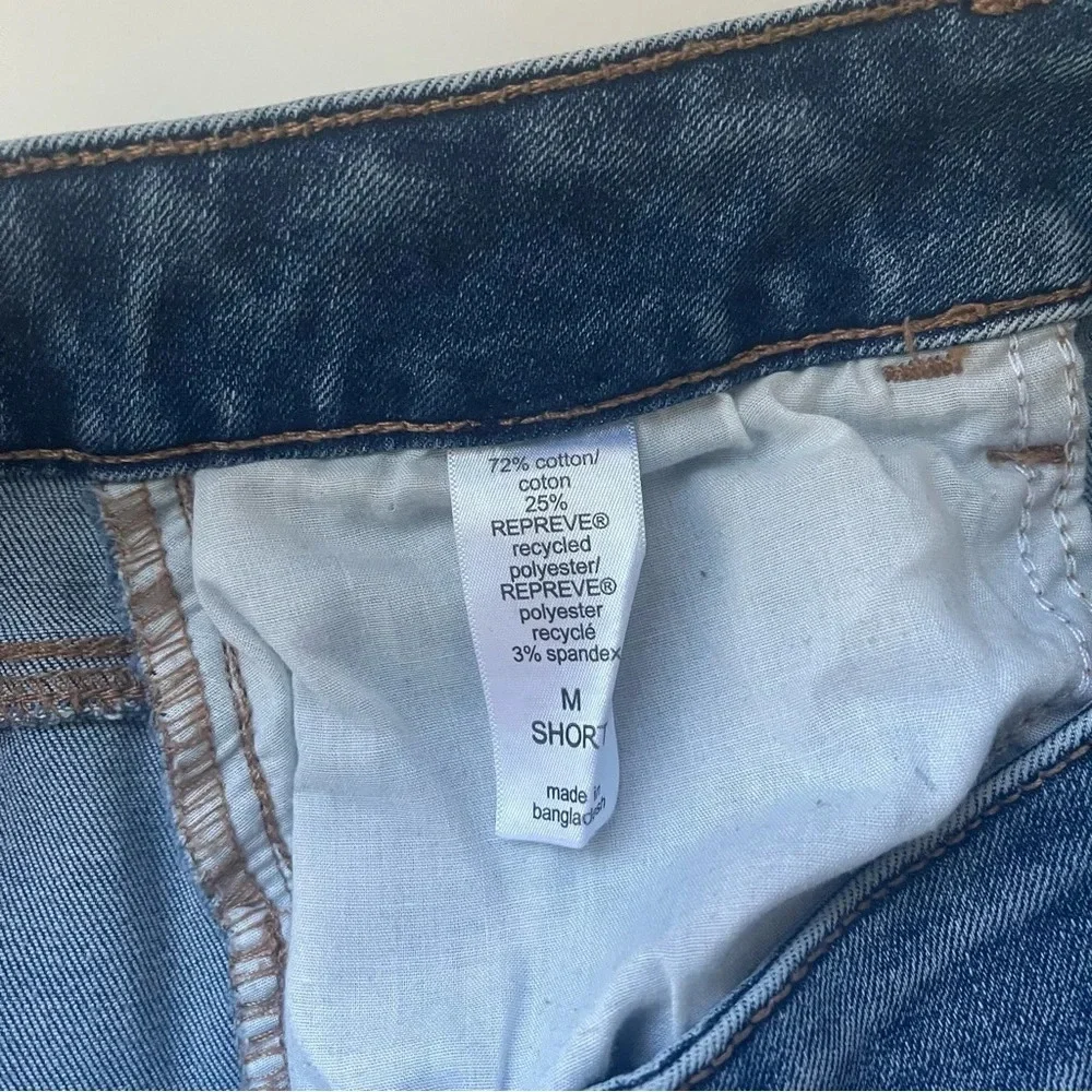 Maurices Patch Ripped Skinny Jeans Medium Wash High Rise Medium Short Women’s - Picture 12 of 13